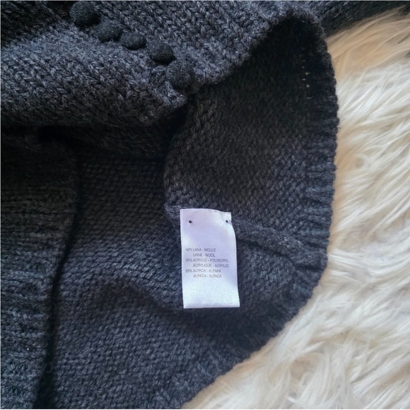 Blumarine Black Fur Collar Cardigan - Picture 3 of 10